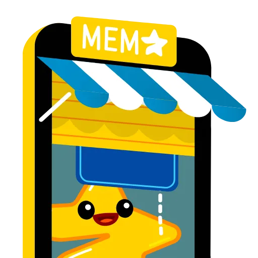 🏪 Эмодзи «Mem Star» для Telegram