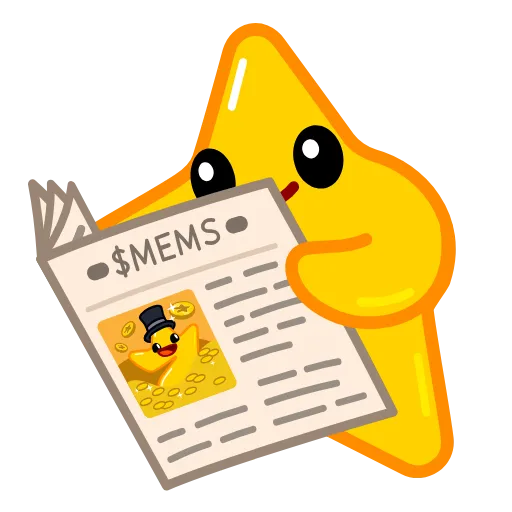 📰 Эмодзи «Mem Star» для Telegram