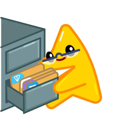 📁 Эмодзи «Mem Star» для Telegram