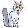 😱 Эмодзи «Memcat» для Telegram