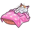 😴 Эмодзи «Memcat» для Telegram