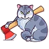 😡 Эмодзи «Memcat» для Telegram