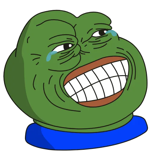 🤣 Стикер «? frog» для Telegram