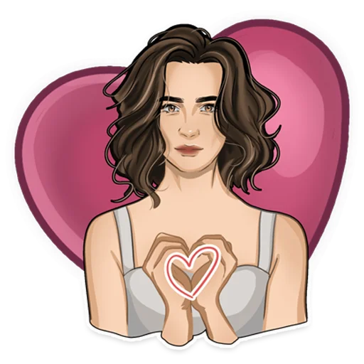 ❤️ Стикер «Мемные звёзды» для Telegram