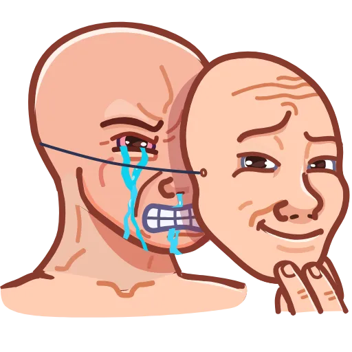 😥 Стикер «Memes Fun» для Telegram
