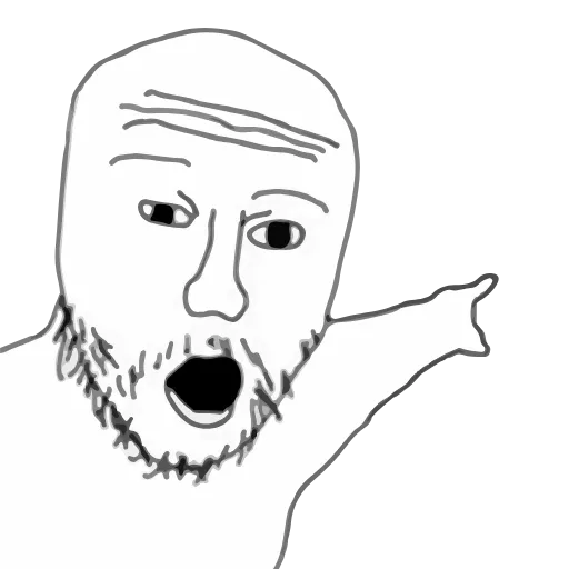 😮 Стикер «Memes VK» для Telegram