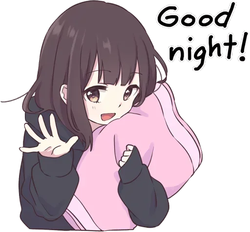 🌌 Стикер «Menhera-chan» для Telegram
