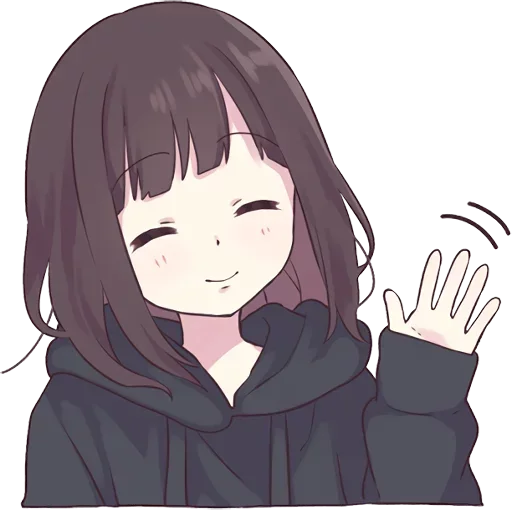 👋 Стикер «Menhera-chan» для Telegram