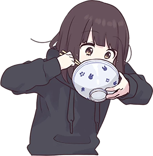 🍲 Стикер «Menhera-chan 2» для Telegram