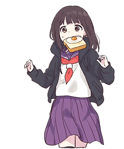 🍳 Стикер «Menhera-chan 2» для Telegram