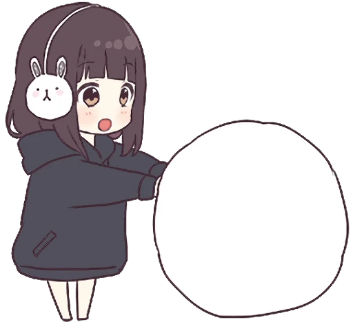 ❄️ Стикер «Menhera-chan 2» для Telegram