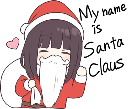 🎅 Стикер «Menhera-chan 2» для Telegram