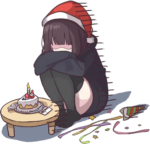 😢 Стикер «Menhera-chan 2» для Telegram