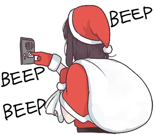 🎅 Стикер «Menhera-chan 2» для Telegram
