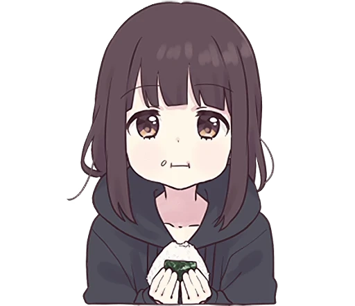 🍙 Стикер «Menhera-chan 2» для Telegram