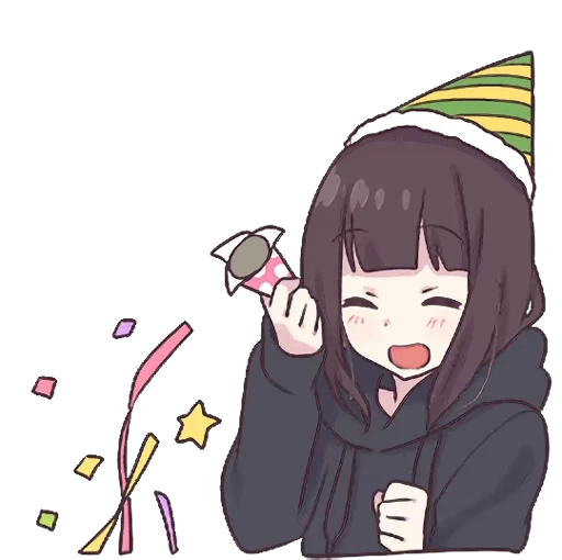🎉 Стикер «Menhera-chan 2» для Telegram