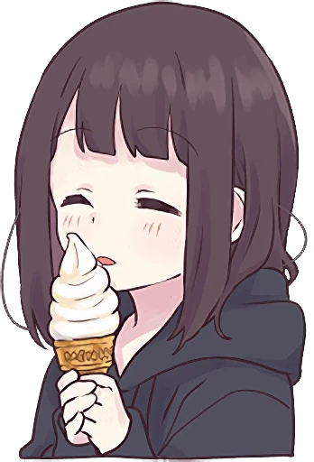 🍦 Стикер «Menhera-chan 2» для Telegram