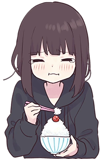 🍧 Стикер «Menhera-chan 2» для Telegram