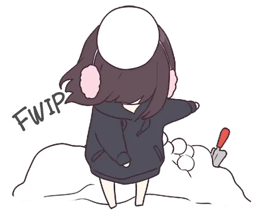 ☺️ Стикер «Menhera-chan 2» для Telegram