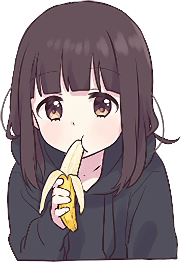 🍌 Стикер «Menhera-chan 2» для Telegram