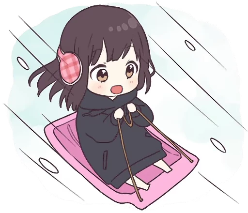 🏂 Стикер «Menhera-chan 2» для Telegram