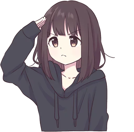 👏 Стикер «Menhera-chan-creditless» для Telegram