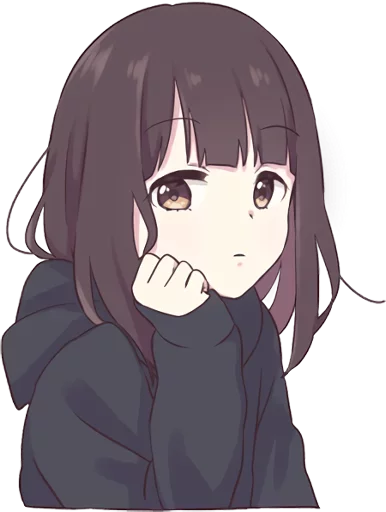 😒 Стикер «Menhera-chan-creditless» для Telegram