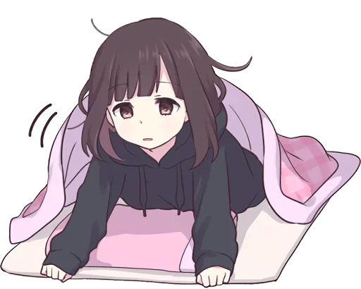 😪 Стикер «Menhera-chan-creditless» для Telegram