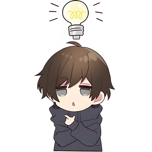💡 Стикер «Менхера-кун» для Telegram