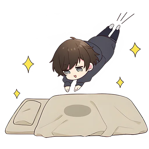 🤪 Стикер «Менхера-кун» для Telegram