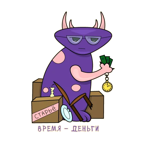 😏 Стикер «Монстры» для Telegram