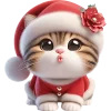 😘 Эмодзи «Новогодний котик» для Telegram