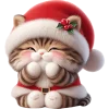 Стикерпак Новогодний котик для Telegram