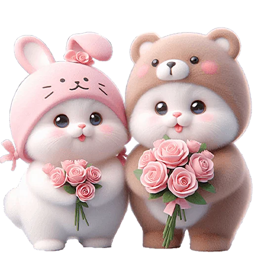 💐 Стикер «Мяу любовь» для Telegram