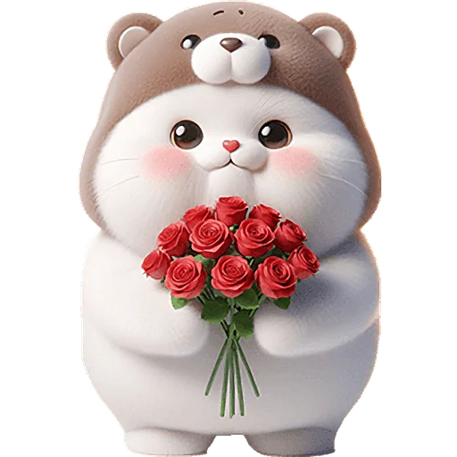 💐 Стикер «Мяу любовь» для Telegram