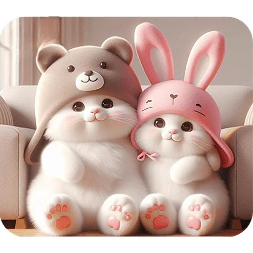 😇 Стикер «Мяу любовь» для Telegram