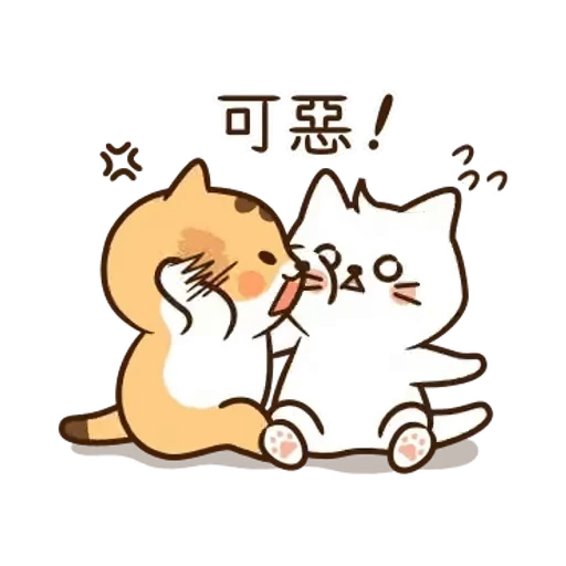 Стикерпак Meow Cats для Telegram — скачать