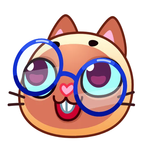 🤓 Стикер «Meow Emoji» для Telegram