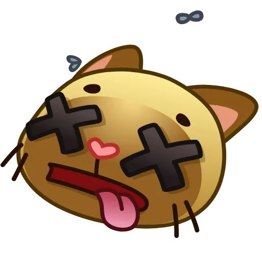 😵 Стикер «Meow Emoji» для Telegram