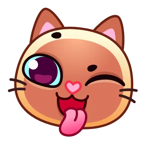 😜 Стикер «Meow Emoji» для Telegram