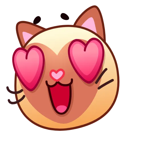 😍 Стикер «Meow Emoji» для Telegram