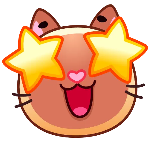 🤩 Стикер «Meow Emoji» для Telegram