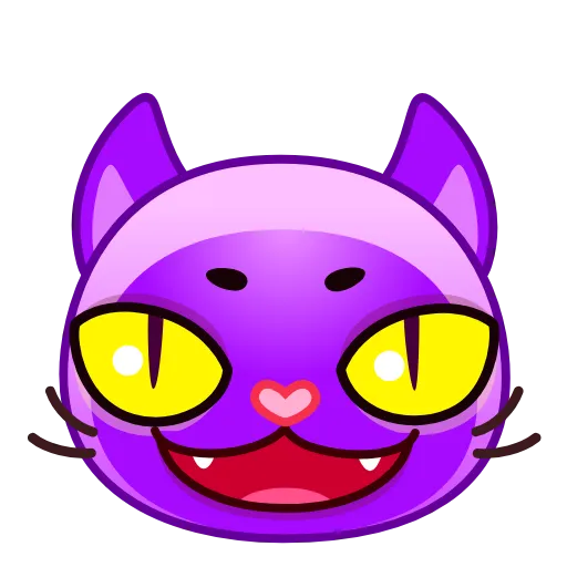 😈 Стикер «Meow Emoji» для Telegram