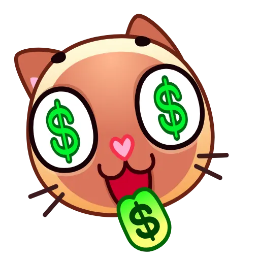 🤑 Стикер «Meow Emoji» для Telegram