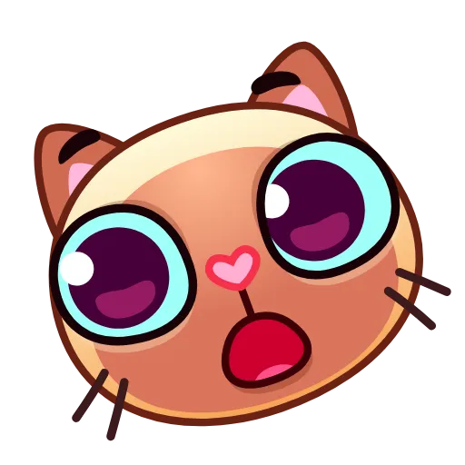 😳 Стикер «Meow Emoji» для Telegram