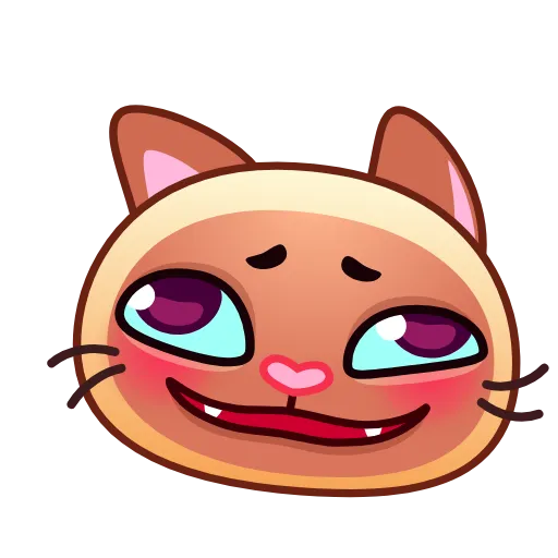 🥴 Стикер «Meow Emoji» для Telegram