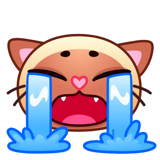 😭 Стикер «Meow Emoji» для Telegram