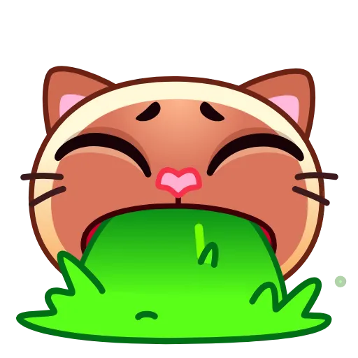 🤮 Стикер «Meow Emoji» для Telegram