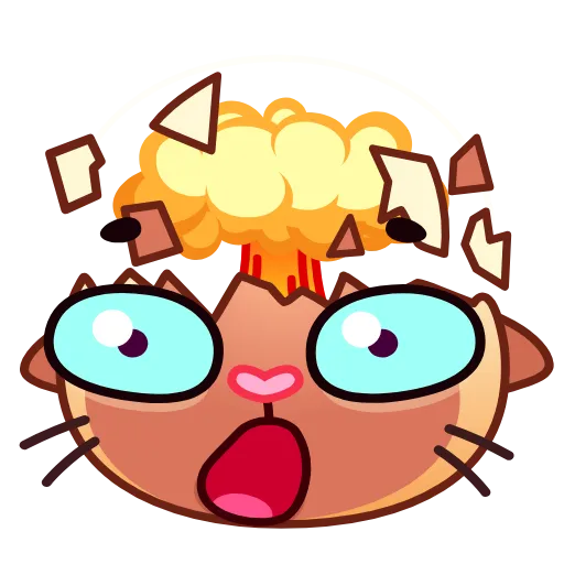 🤯 Стикер «Meow Emoji» для Telegram
