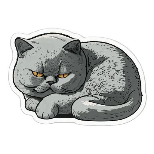 Стикерпак Meowji для Telegram — скачать